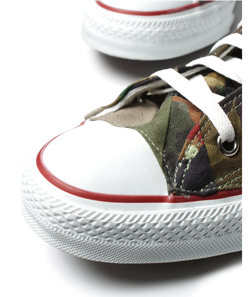 ANREALAGE(アンリアレイジ)の「ANREALAGE 迷彩パッチワークスニーカー(スニーカー・メンズ・カーキ・27/28)」の4枚目の写真