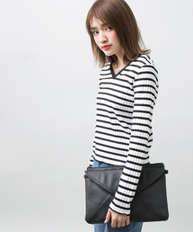 WEGO | WEGO/2WAYレターポケットクラッチバッグ(クラッチバッグ)