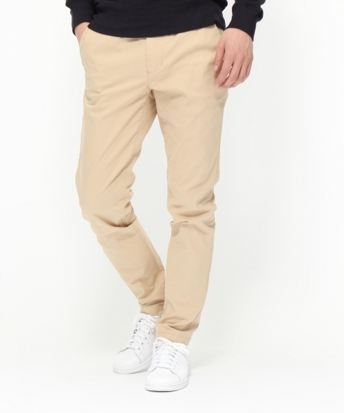LAKOLE（ラコレ）の「【撥水】ストレッチツイルチノパンツ / LAKOLE（チノパンツ・メンズ・ライトベージュ/ブラック/ネイビー/ホワイト・29inch/30inch/31inch）」の3枚目の写真