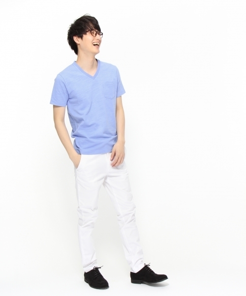 LAKOLE（ラコレ）の「【撥水】ストレッチツイルチノパンツ / LAKOLE（チノパンツ・メンズ・ライトベージュ/ブラック/ネイビー/ホワイト・29inch/30inch/31inch）」の6枚目の写真