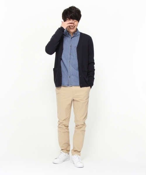 LAKOLE（ラコレ）の「【撥水】ストレッチツイルチノパンツ / LAKOLE（チノパンツ・メンズ・ライトベージュ/ブラック/ネイビー/ホワイト・29inch/30inch/31inch）」の9枚目の写真