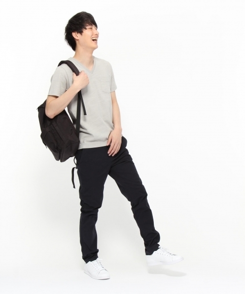 LAKOLE（ラコレ）の「【撥水】ストレッチツイルチノパンツ / LAKOLE（チノパンツ・メンズ・ライトベージュ/ブラック/ネイビー/ホワイト・29inch/30inch/31inch）」の17枚目の写真