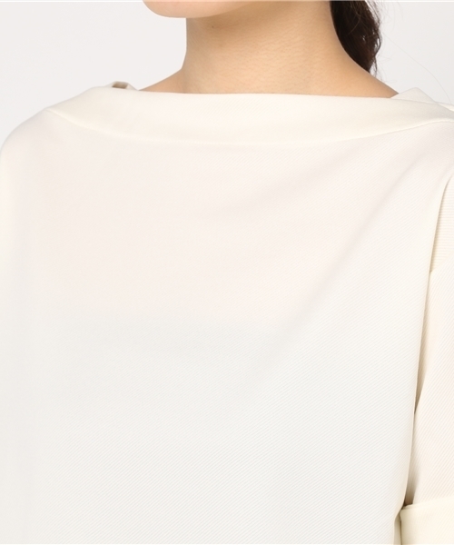 laboratory work(ラボラトリーワーク)の「袖リボンプルオーバー(Tシャツ/カットソー・レディース・ホワイト/ブラック/サックスブルー・MEDIUM)」の7枚目の写真