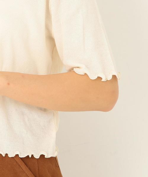 Another Edition（アナザーエディション）の「CHEER UP刺繍テレコショートスリーブＴ ◆（Tシャツ/カットソー・レディース・ホワイト/ブラック/ライム/ライトピンク・FREE）」の20枚目の写真