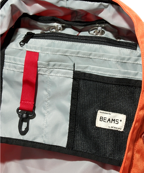 BEAMS PLUS(ビームスプラス)の「KELTY×BEAMS PLUS / 別注 “CINCH”(バックパック/リュック・メンズ・グレー/ブラック/オレンジ/ネイビー・ONE SIZE)」の11枚目の写真