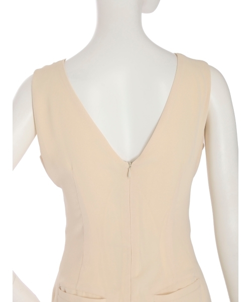 MURUA（ムルーア）の「コルセットオールインワン（サロペット/オーバーオール・レディース・アイボリー/ブラック/ブラウン・2/1）」の7枚目の写真