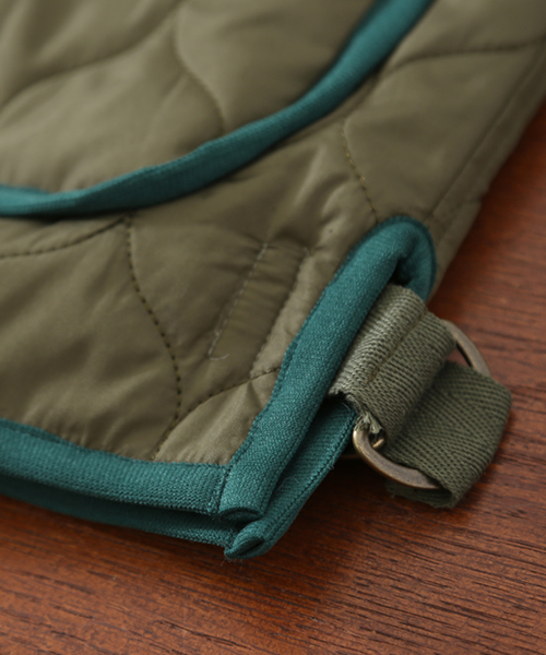 CUBE SUGAR（キューブシュガー）の「中綿キルト ミリタリージャケット（ミリタリージャケット・レディース・ネイビー/カーキ・M）」の10枚目の写真