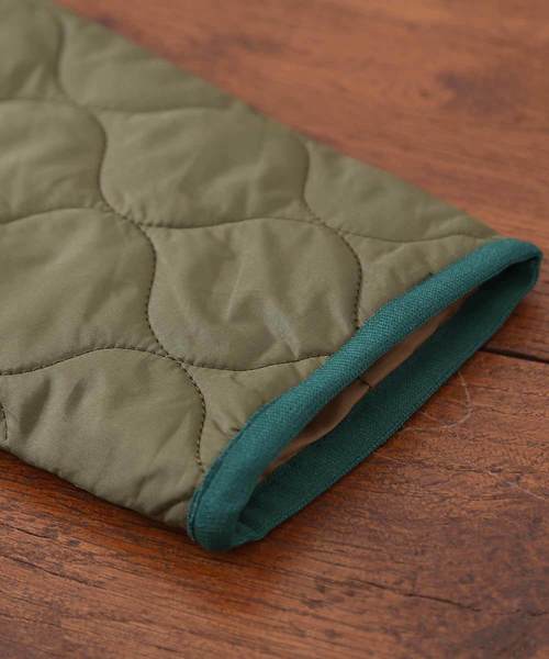 CUBE SUGAR（キューブシュガー）の「中綿キルト ミリタリージャケット（ミリタリージャケット・レディース・ネイビー/カーキ・M）」の20枚目の写真