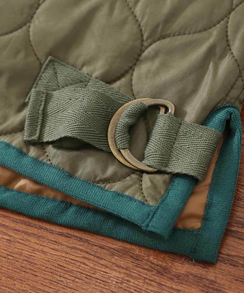 CUBE SUGAR（キューブシュガー）の「中綿キルト ミリタリージャケット（ミリタリージャケット・レディース・ネイビー/カーキ・M）」の17枚目の写真