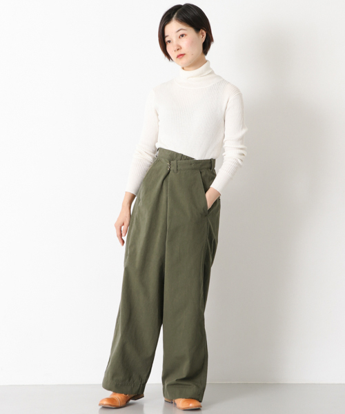 かぐれ（カグレ）の「AU GARCONS Fumitan（その他パンツ・レディース・オリーブ/ブラック・SMALL/X-SMALL）」の16枚目の写真
