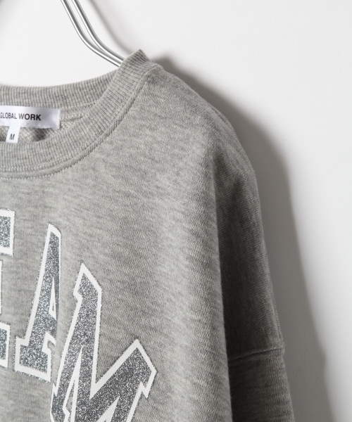 GLOBAL WORK（グローバルワーク）の「【キッズ】タンタケプリントスウェットプルオーバー/767479（スウェット・キッズ・ブラック/ライトパープル/グレー・LARGE/MEDIUM/SMALL/X-LARGE/XX-LARGE）」の6枚目の写真