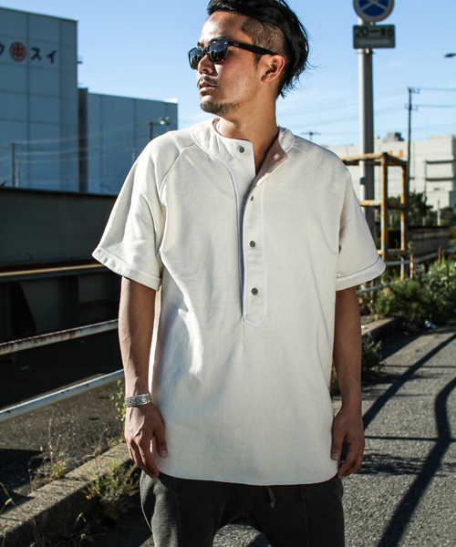 AUGUSTE PRESENTATION(オーギュストプレゼンテーション)の「AUGUSTE PRESENTATION/ベースボールシャツ(Tシャツ/カットソー・メンズ・オフホワイト・MEDIUM/LARGE)」の9枚目の写真