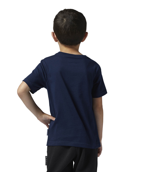 Reebok（リーボック）の「ラージ スタークレスト Tシャツ [B F LARGE STARCREST TEE](キッズ/子供用)（Tシャツ/カットソー・キッズ・ブラック/ネイビー/グレー/オレンジ系その他/ホワイト・110/120/130/140/150/160/100）」の7枚目の写真