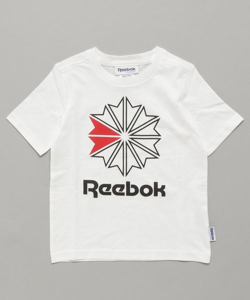 Reebok（リーボック）の「ラージ スタークレスト Tシャツ [B F LARGE STARCREST TEE](キッズ/子供用)（Tシャツ/カットソー・キッズ・ブラック/ネイビー/グレー/オレンジ系その他/ホワイト・110/120/130/140/150/160/100）」の2枚目の写真