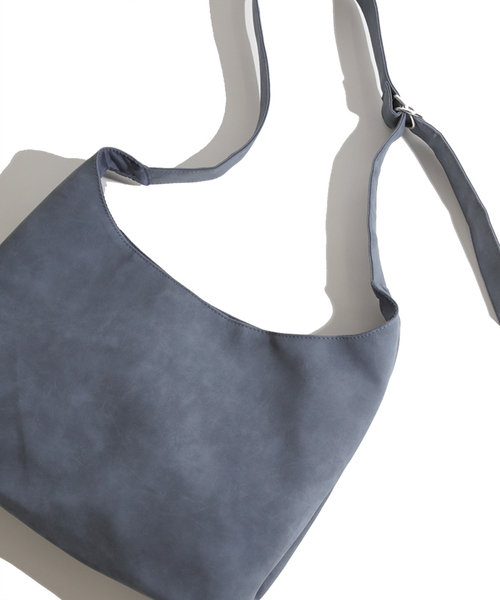 WEGO(ウィゴー)の「WEGO/ソフトラウンドトートバッグ(トートバッグ・メンズ・ブラック/ネイビー/グレー・FREE)」の3枚目の写真