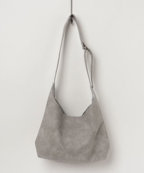 WEGO(ウィゴー)の「WEGO/ソフトラウンドトートバッグ(トートバッグ・メンズ・ブラック/ネイビー/グレー・FREE)」の6枚目の写真