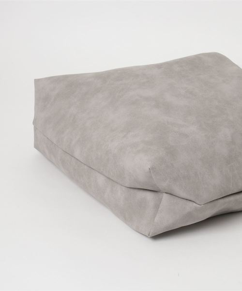 WEGO(ウィゴー)の「WEGO/ソフトラウンドトートバッグ(トートバッグ・メンズ・ブラック/ネイビー/グレー・FREE)」の5枚目の写真