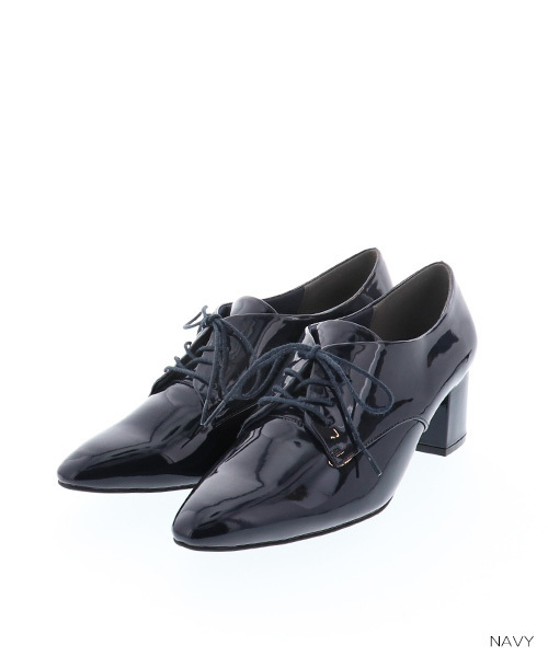 RANDA（ランダ）の「レースアップヒールシューズ（ドレスシューズ・レディース・ブラック/ベージュ/ネイビー・LL/S/M/L）」の3枚目の写真
