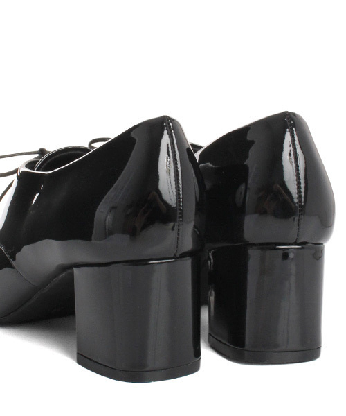 RANDA（ランダ）の「レースアップヒールシューズ（ドレスシューズ・レディース・ブラック/ベージュ/ネイビー・LL/S/M/L）」の5枚目の写真