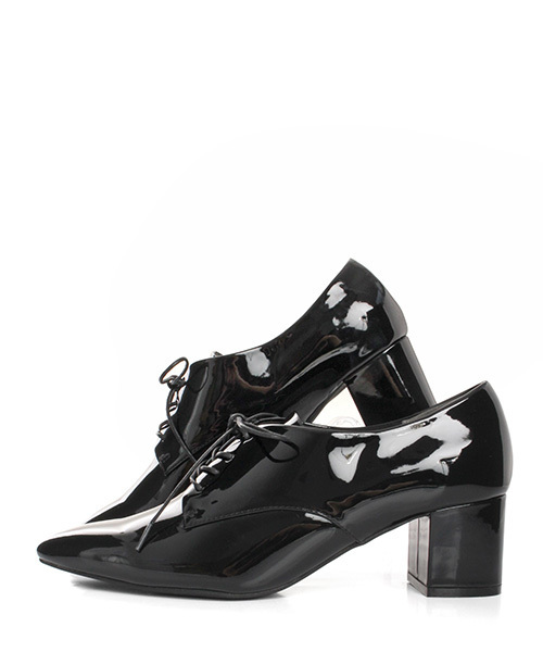 RANDA（ランダ）の「レースアップヒールシューズ（ドレスシューズ・レディース・ブラック/ベージュ/ネイビー・LL/S/M/L）」の10枚目の写真