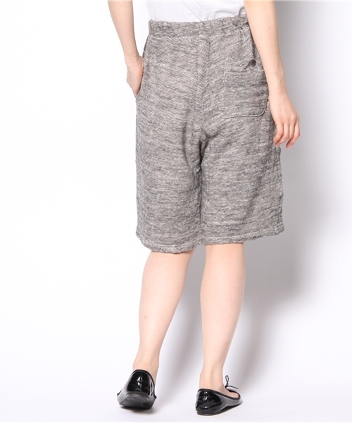 JOURNAL STANDARD LUXE（ジャーナルスタンダード　ラックス）の「シェットランドウール*リネンテンジク イージーショート（その他パンツ・レディース・チャコールグレー/グレー・FREE）」の4枚目の写真