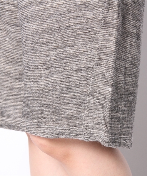 JOURNAL STANDARD LUXE（ジャーナルスタンダード　ラックス）の「シェットランドウール*リネンテンジク イージーショート（その他パンツ・レディース・チャコールグレー/グレー・FREE）」の8枚目の写真