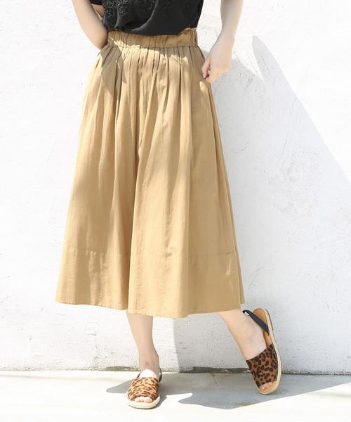 coen（コーエン）の「ボイルロングフレアスカート（スカート・レディース・ベージュ/イエロー/グリーン/ブラック・MEDIUM/LARGE）」の20枚目の写真