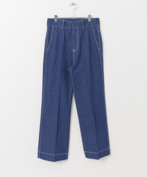 URBAN RESEARCH（アーバンリサーチ）の「WIDE DENIM PANTS（デニムパンツ・メンズ・ネイビー/ブルー・MEDIUM/LARGE）」の7枚目の写真
