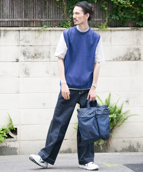 URBAN RESEARCH（アーバンリサーチ）の「WIDE DENIM PANTS（デニムパンツ・メンズ・ネイビー/ブルー・MEDIUM/LARGE）」の20枚目の写真