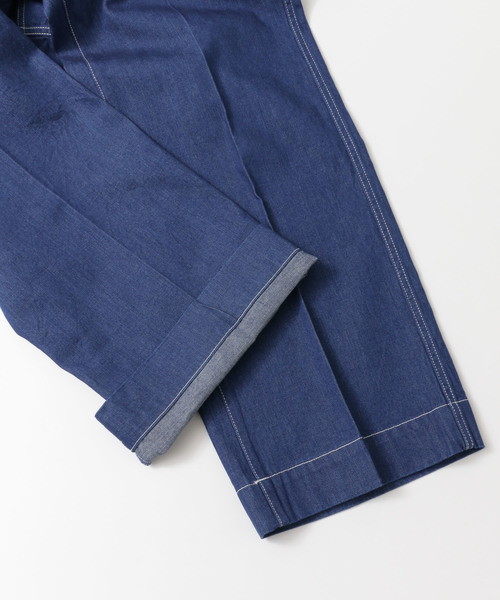 URBAN RESEARCH（アーバンリサーチ）の「WIDE DENIM PANTS（デニムパンツ・メンズ・ネイビー/ブルー・MEDIUM/LARGE）」の9枚目の写真