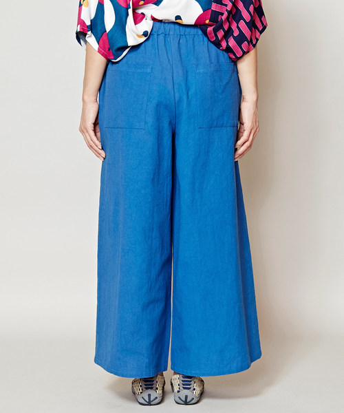 カヤ（カヤ）の「【カヤ】彩りワイドパンツ（その他パンツ・レディース・エンジ/パープル/イエロー/ブルー/グリーン/スミクロ・FREE）」の20枚目の写真