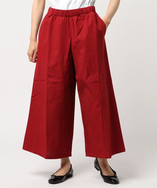 カヤ（カヤ）の「【カヤ】彩りワイドパンツ（その他パンツ・レディース・エンジ/パープル/イエロー/ブルー/グリーン/スミクロ・FREE）」の7枚目の写真