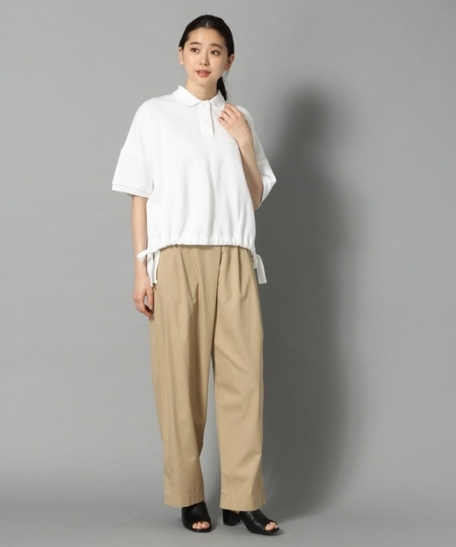 LEPSIM（レプシィム）の「★店舗限定アイテム★デザインポロシャツ　788760（ポロシャツ・レディース・ブラック/グレー/オフホワイト・FREE）」の16枚目の写真