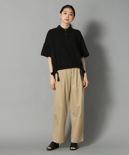 LEPSIM（レプシィム）の「★店舗限定アイテム★デザインポロシャツ　788760（ポロシャツ・レディース・ブラック/グレー/オフホワイト・FREE）」の8枚目の写真