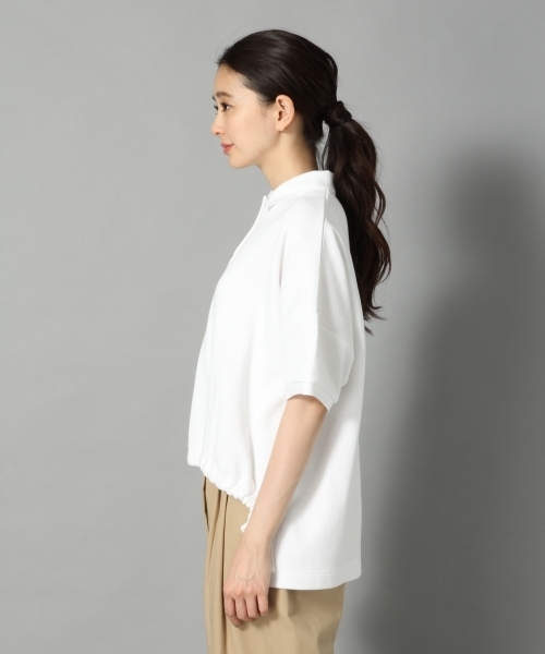LEPSIM（レプシィム）の「★店舗限定アイテム★デザインポロシャツ　788760（ポロシャツ・レディース・ブラック/グレー/オフホワイト・FREE）」の11枚目の写真