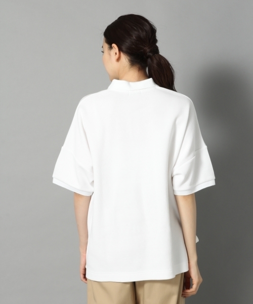 LEPSIM（レプシィム）の「★店舗限定アイテム★デザインポロシャツ　788760（ポロシャツ・レディース・ブラック/グレー/オフホワイト・FREE）」の17枚目の写真