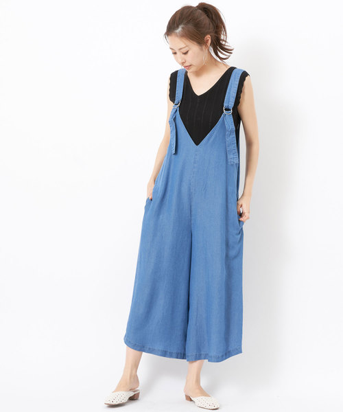 Ciaopanic Typy チャオパニックティピー の テンセルデニムサロペット サロペット オーバーオール Wear