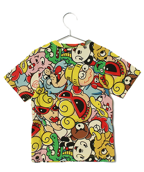 HYSTERIC MINI(ヒステリックミニ)の「BABY babe mini scratch 総柄 BIG-Tシャツ(Tシャツ/カットソー・キッズ・その他・70/80/90)」の5枚目の写真