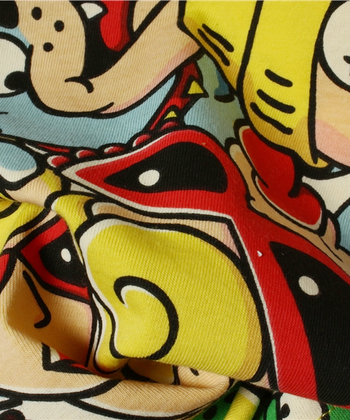 HYSTERIC MINI(ヒステリックミニ)の「BABY babe mini scratch 総柄 BIG-Tシャツ(Tシャツ/カットソー・キッズ・その他・70/80/90)」の6枚目の写真