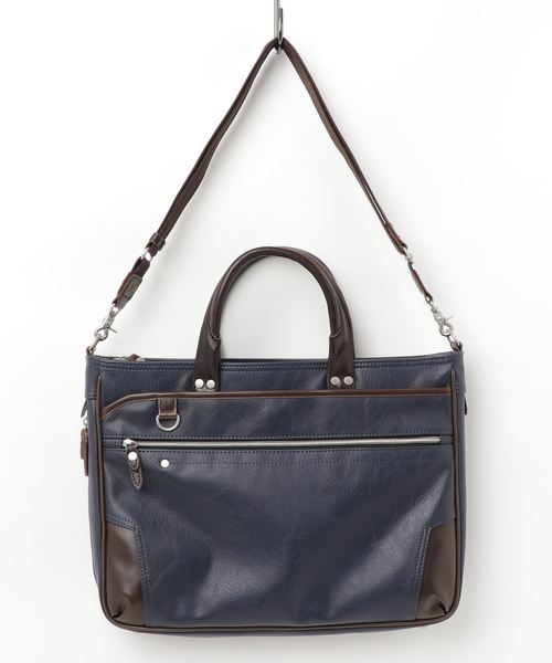 THE SUIT COMPANY（ザ・スーツカンパニー）の「ブリーフケース（ビジネスバッグ・メンズ・ブラック/ネイビー/キャメル・FREE）」の2枚目の写真