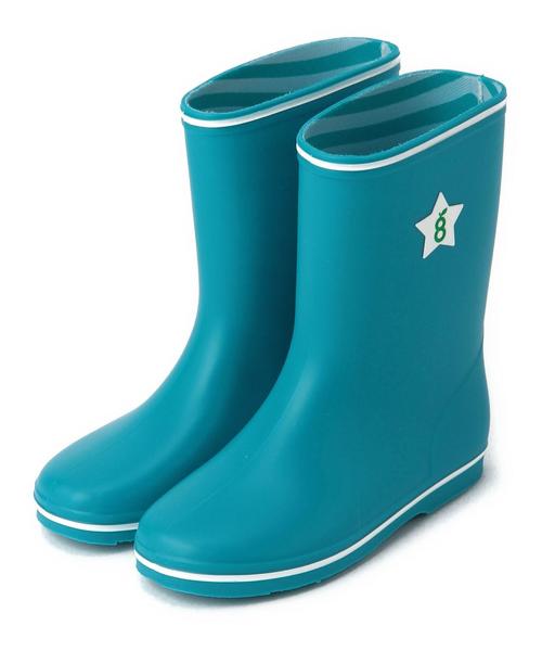 green label relaxing（グリーンレーベルリラクシング）の「GLR レインブーツ ボーダー◆（レインシューズ・キッズ・レッド/ターコイズブルー/ネイビー/イエロー・18cm/14cm/15cm/16cm/17cm/19cm）」の2枚目の写真