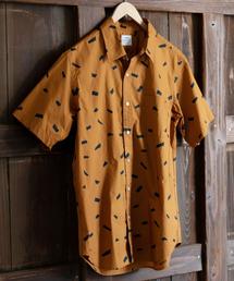 coen | TRAPEZOID 総柄プリントシャツ(シャツ/ブラウス)