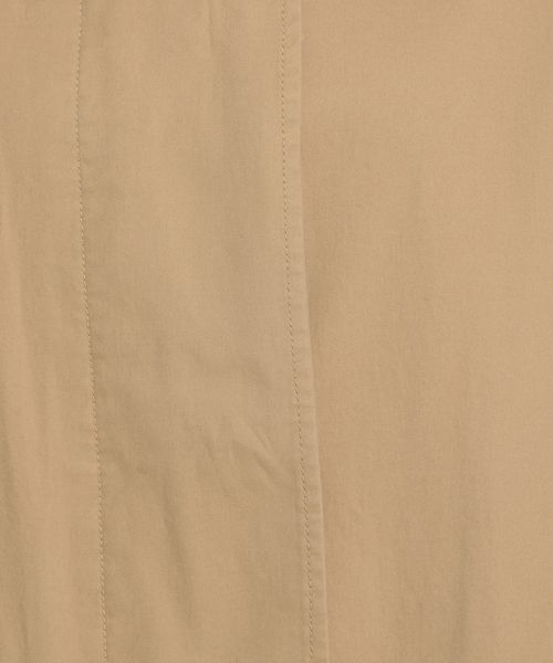 niko and...（ニコアンド）の「コットンツイル起毛ステンカラーコート（ステンカラーコート・レディース・ベージュ・MEDIUM/LARGE）」の6枚目の写真
