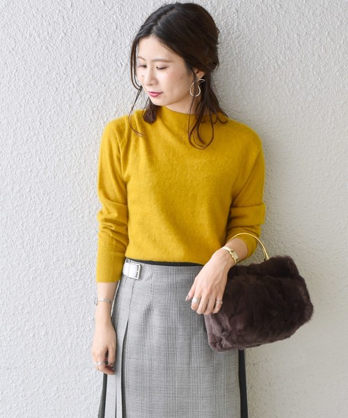 SHIPS(シップス)の「モヘアハイネックプルオーバー(ニット/セーター・レディース・ベージュ/イエロー/ブルー・ONE SIZE)」の3枚目の写真