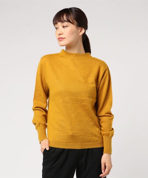 SHIPS(シップス)の「モヘアハイネックプルオーバー(ニット/セーター・レディース・ベージュ/イエロー/ブルー・ONE SIZE)」の4枚目の写真