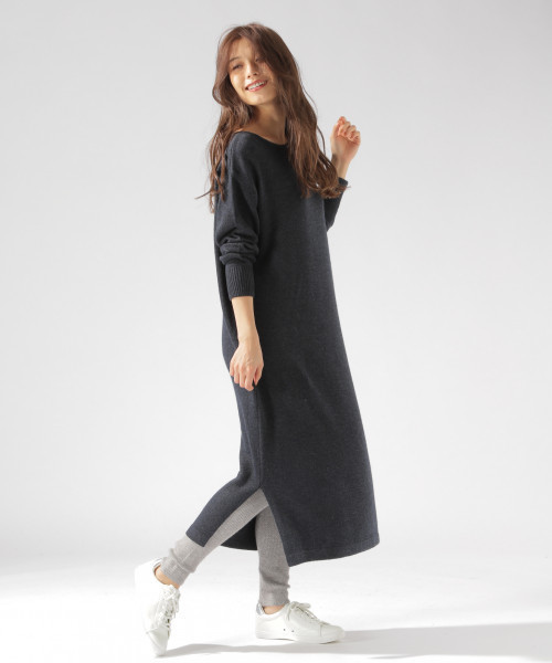 BAYFLOW(ベイフロー)の「ハニカムガラニットレギンス(レギンス/スパッツ・レディース・チャコール/グレー/オフホワイト/パープル・SMALL/MEDIUM)」の13枚目の写真