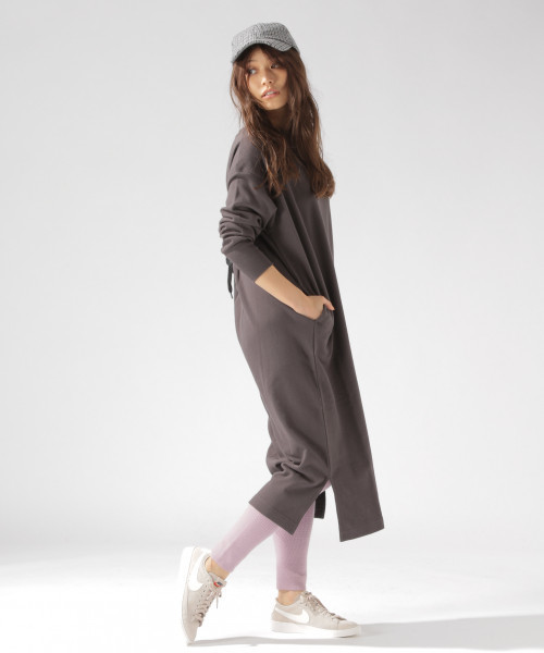 BAYFLOW(ベイフロー)の「ハニカムガラニットレギンス(レギンス/スパッツ・レディース・チャコール/グレー/オフホワイト/パープル・SMALL/MEDIUM)」の9枚目の写真