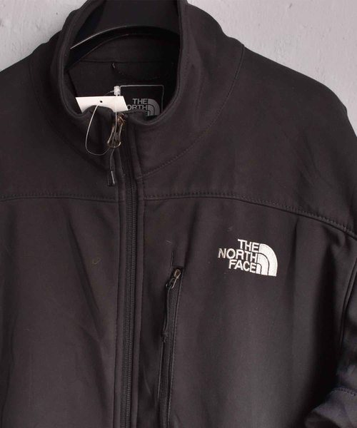 THE NORTH FACE（ザノースフェイス）の「【ヴィンテージ古着】THE NORTH FACE/ザ ノースフェイス ’APEX’ ソフトシェルジャケット（ジャージ・メンズ・ブラック・LARGE）」の5枚目の写真