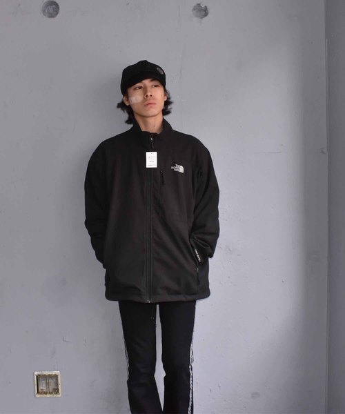 THE NORTH FACE（ザノースフェイス）の「【ヴィンテージ古着】THE NORTH FACE/ザ ノースフェイス ’APEX’ ソフトシェルジャケット（ジャージ・メンズ・ブラック・LARGE）」の3枚目の写真