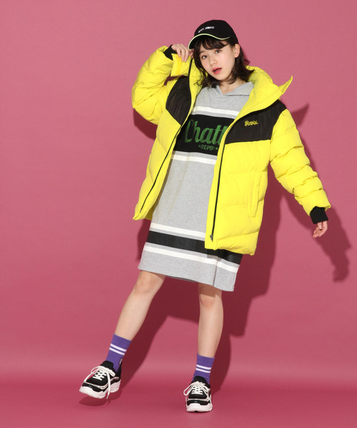 repipi armario（レピピ アルマリオ）の「シェブロンキリカエAダウン 